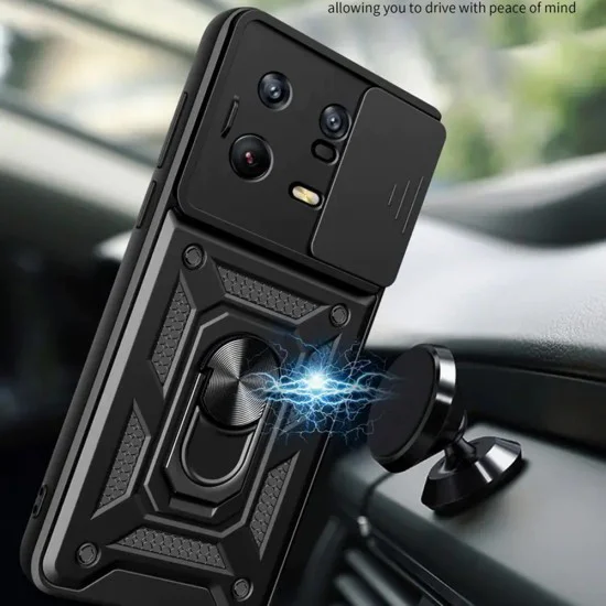 Калъф за Xiaomi 13 Pro - CamShield Series - черен