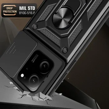 Калъф за Xiaomi 13T / 13T Pro - CamShield Series - черен
