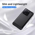 Калъф за Xiaomi 13T / 13T Pro - Carbon Silicone - Черен