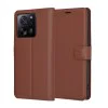 Калъф за Xiaomi 13T / 13T Pro - Кожено Протектор - Кафяв