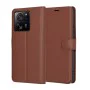 Калъф за Xiaomi 13T / 13T Pro - Кожено Протектор - Кафяв