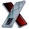 Калъф за Xiaomi 13T / 13T Pro - Techsuit - Удароустойчив Clear Silicone - Опушено Черен