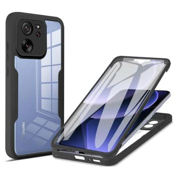 Калъф за Xiaomi 13T / 13T Pro + калъф - ColorVerse 360 ​​Series - черен