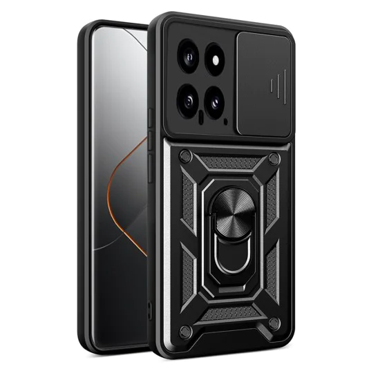 Калъф за Xiaomi 14 - CamShield Series - черен