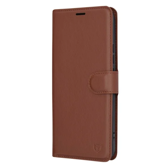 Калъф за Xiaomi 14 Pro - Кожено Протектор - Кафяв