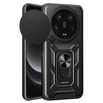 Калъф за Xiaomi 14 Ultra - CamShield Series - черен
