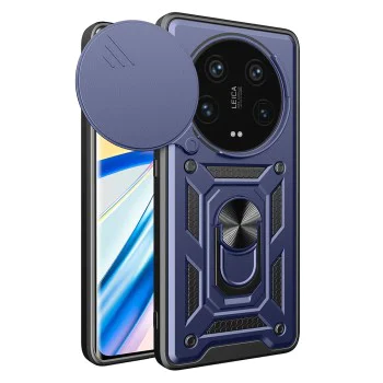 Калъф за Xiaomi 14 Ultra - CamShield Series - син