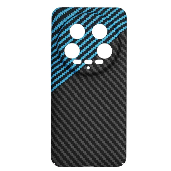 Калъф за Xiaomi 14 Ultra - Carbonite FiberShell - Blue Pulse
