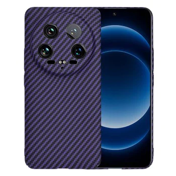 Калъф за Xiaomi 14 Ultra - Carbonite FiberShell - Лилав