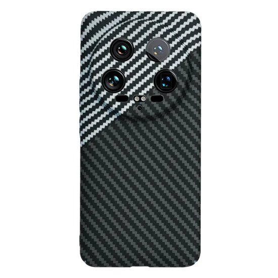 Калъф за Xiaomi 14 Ultra - Carbonite FiberShell - Stealth Gray