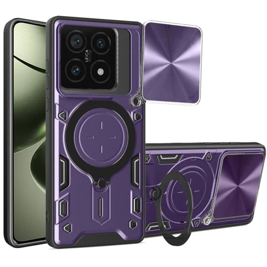 Калъф за Xiaomi 14T - CamGuard Pro - Лилав