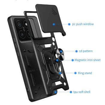 Калъф за Xiaomi 14T - CamShield Series - Зелен