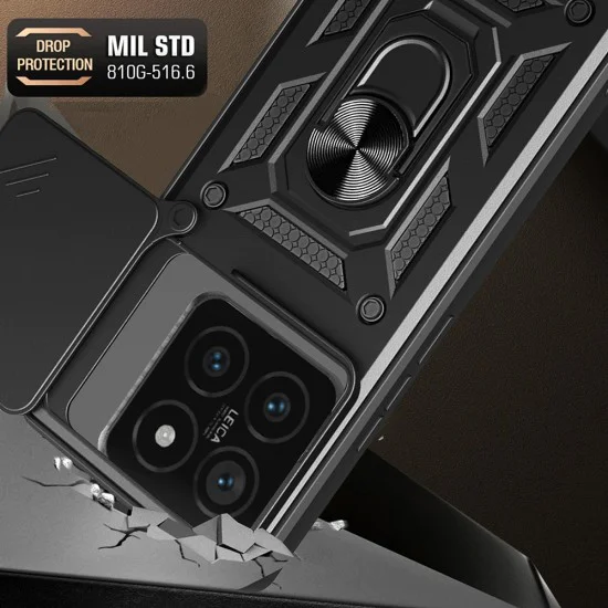 Калъф за Xiaomi 14T - CamShield Series - черен