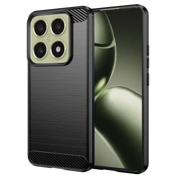 Калъф за Xiaomi 14T - Carbon Silicone - Черен
