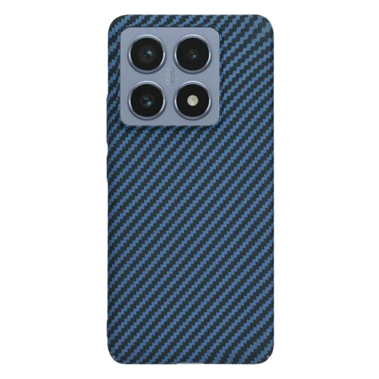 Калъф за Xiaomi 14T Pro - Carbonite FiberShell - Cyan