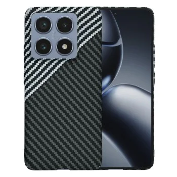 Калъф за Xiaomi 14T Pro - Carbonite FiberShell - Stealth Grey