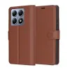Калъф за Xiaomi 14T Pro - Кожено Протектор - Кафяв