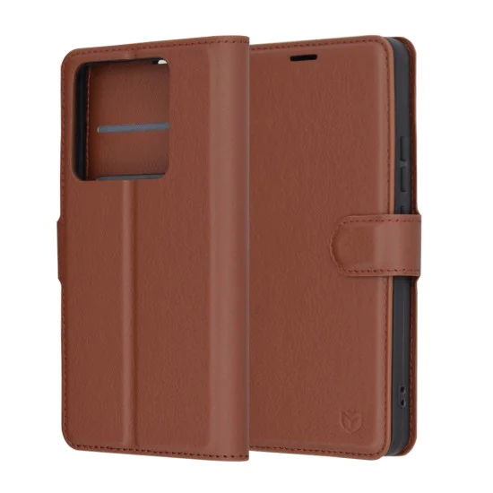 Калъф за Xiaomi 14T Pro - Кожено Протектор - Кафяв