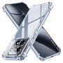 Калъф за Xiaomi 14T Pro - Удароустойчив Clear Clear Silicone - Clear