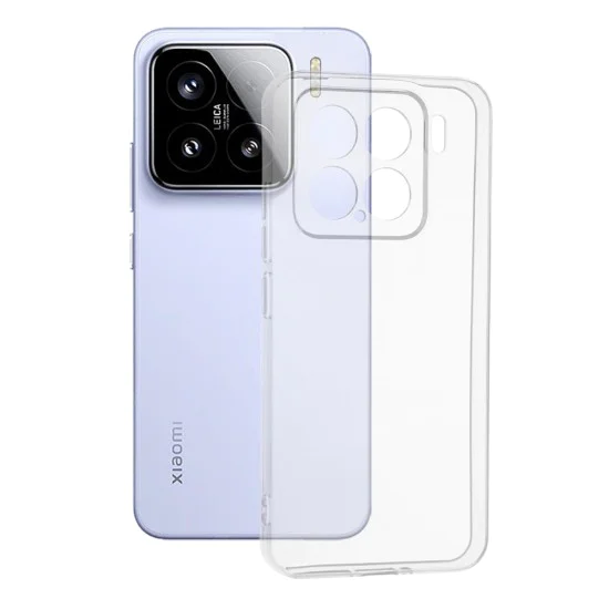 Калъф за Xiaomi 15 - Безцветен Силиконов - Прозрачен