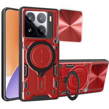 Калъф за Xiaomi 15 - CamGuard Pro - Червен