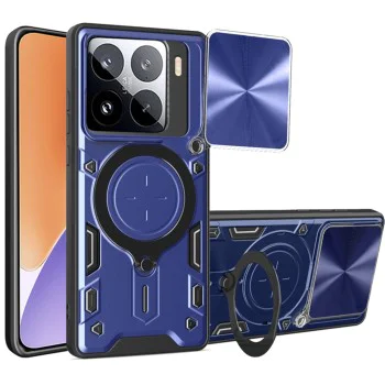 Калъф за Xiaomi 15 - CamGuard Pro - син