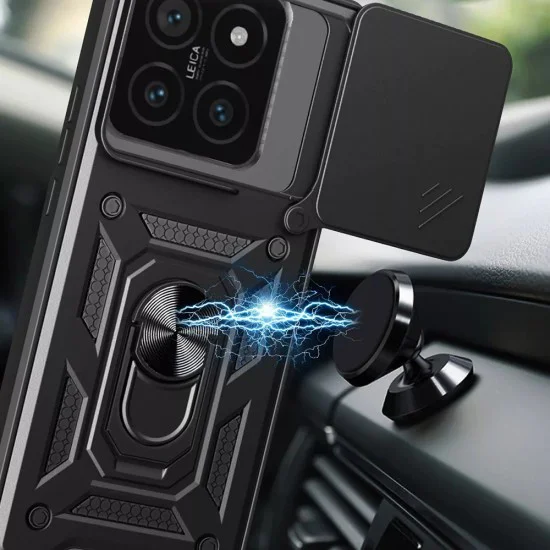 Калъф за Xiaomi 15 - CamShield Series - черен