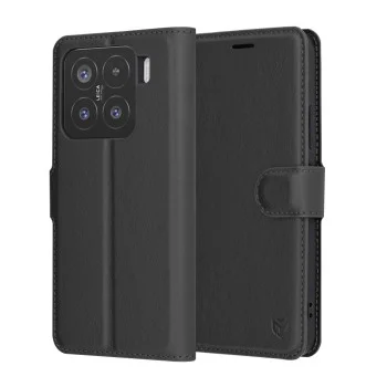 Калъф за Xiaomi 15 - Кожено Протектор - Черен