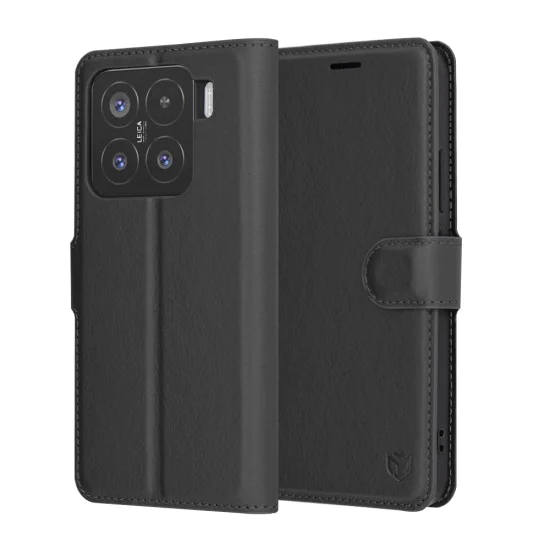 Калъф за Xiaomi 15 - Кожено Протектор - Черен
