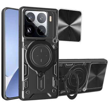 Калъф за Xiaomi 15 Pro - CamGuard Pro - Черен