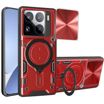 Калъф за Xiaomi 15 Pro - CamGuard Pro - Червен
