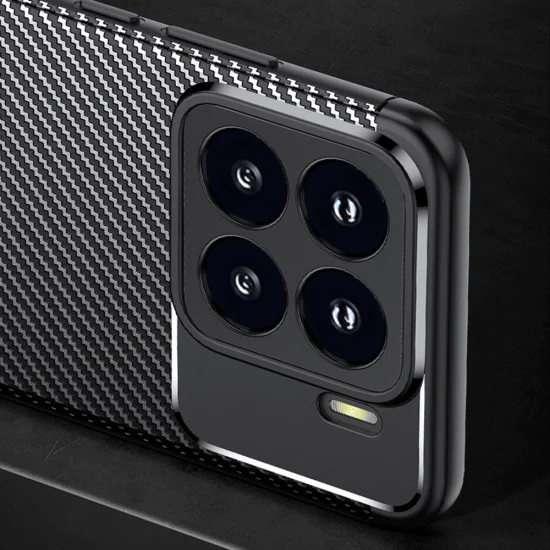 Калъф за Xiaomi 15 Pro - CarbonFiber - Черен