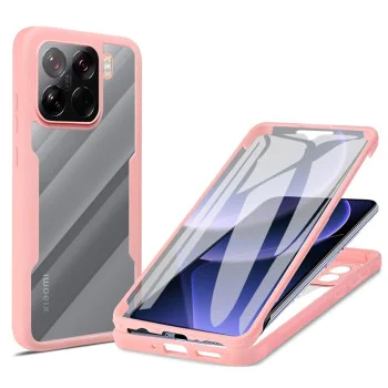 Калъф за Xiaomi 15 Pro + Cover - ColorVerse 360 ​​Series - Pink