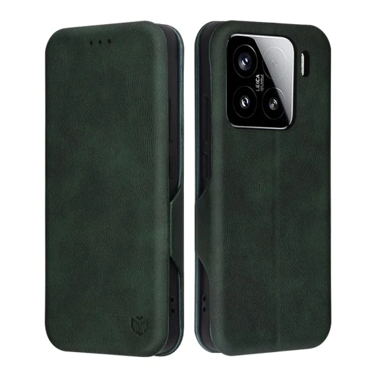 Калъф за Xiaomi 15 - Safe Wallet Plus - Зелен