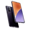 Калъф за Xiaomi 15 - Techsuit - Удароустойчив Clear Silicone - Опушено Черен
