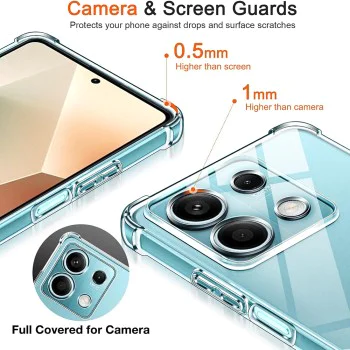 Калъф за Xiaomi 15 - Удароустойчив Clear Clear Silicone - Clear