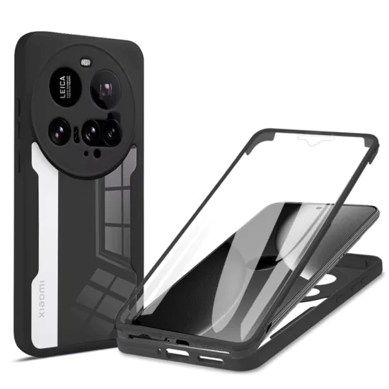 Калъф за Xiaomi 15 Ultra - ColorVerse 360 ​​Series + Screen Protector - Черен