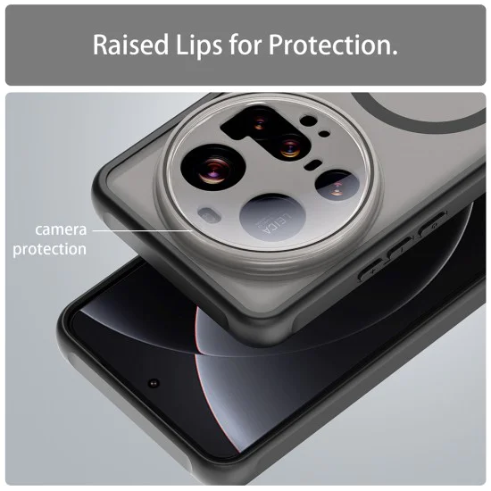 Калъф за Xiaomi 15 Ultra - HaloFrost II MagSafe - Черен