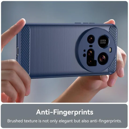 Калъф за Xiaomi 15 Ultra - Techsuit - Carbon Silicone - Blue