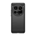 Калъф за Xiaomi 15 Ultra - Techsuit - Carbon Silicone - Черен