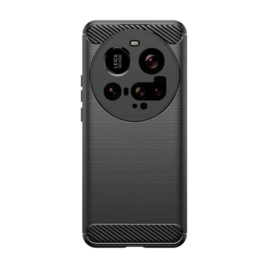 Калъф за Xiaomi 15 Ultra - Techsuit - Carbon Silicone - Черен
