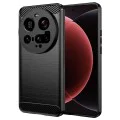 Калъф за Xiaomi 15 Ultra - Techsuit - Carbon Silicone - Черен