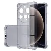 Калъф за Xiaomi 15 Ultra - Techsuit - Удароустойчив Clear Silicone - Опушено Черен