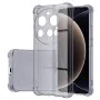Калъф за Xiaomi 15 Ultra - Techsuit - Удароустойчив Clear Silicone - Опушено Черен