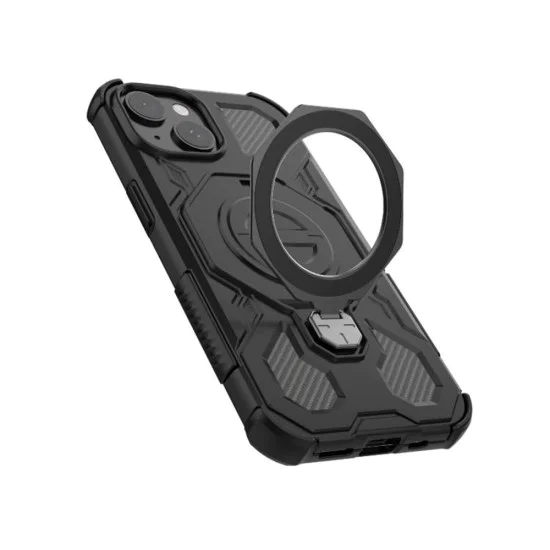 Калъф за Xiaomi 15T Pro - Techsuit Carbon Shield PRO - Лилав прозрачен