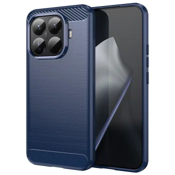 Калъф за Xiaomi 15T Pro - Techsuit - Carbon Silicone - Син