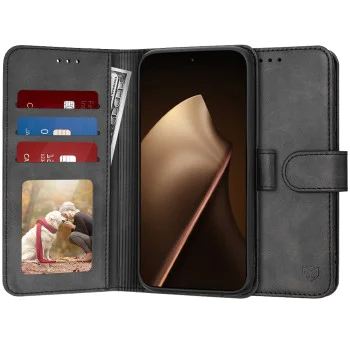 Калъф за Xiaomi 15T Pro - Techsuit - Diary Book - Черен