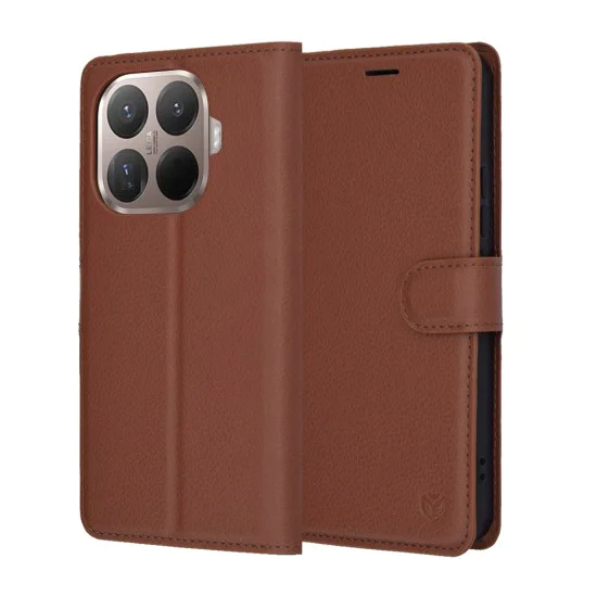 Калъф за Xiaomi 15T Pro - Techsuit - Leather Folio - Кафяв