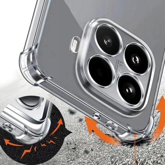 Калъф за Xiaomi 15T Pro - Techsuit - Shockproof Clear Silicone - Прозрачен