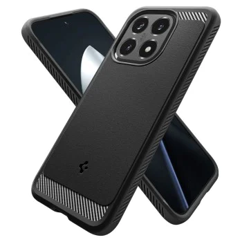 Калъф за Xiaomi 15T - Spigen Rugged Armor - Матово черен